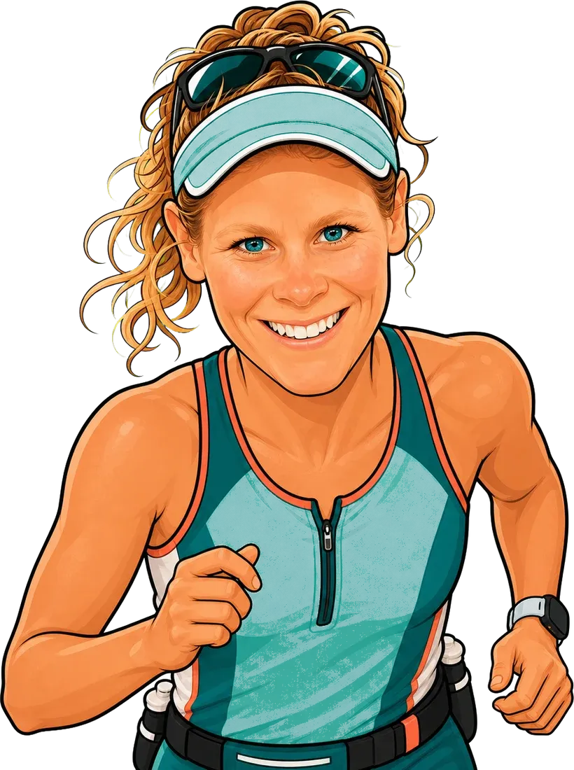 Brittany, co-owner and professional triathlete