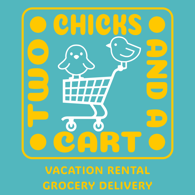 Two Chicks and a Cart
