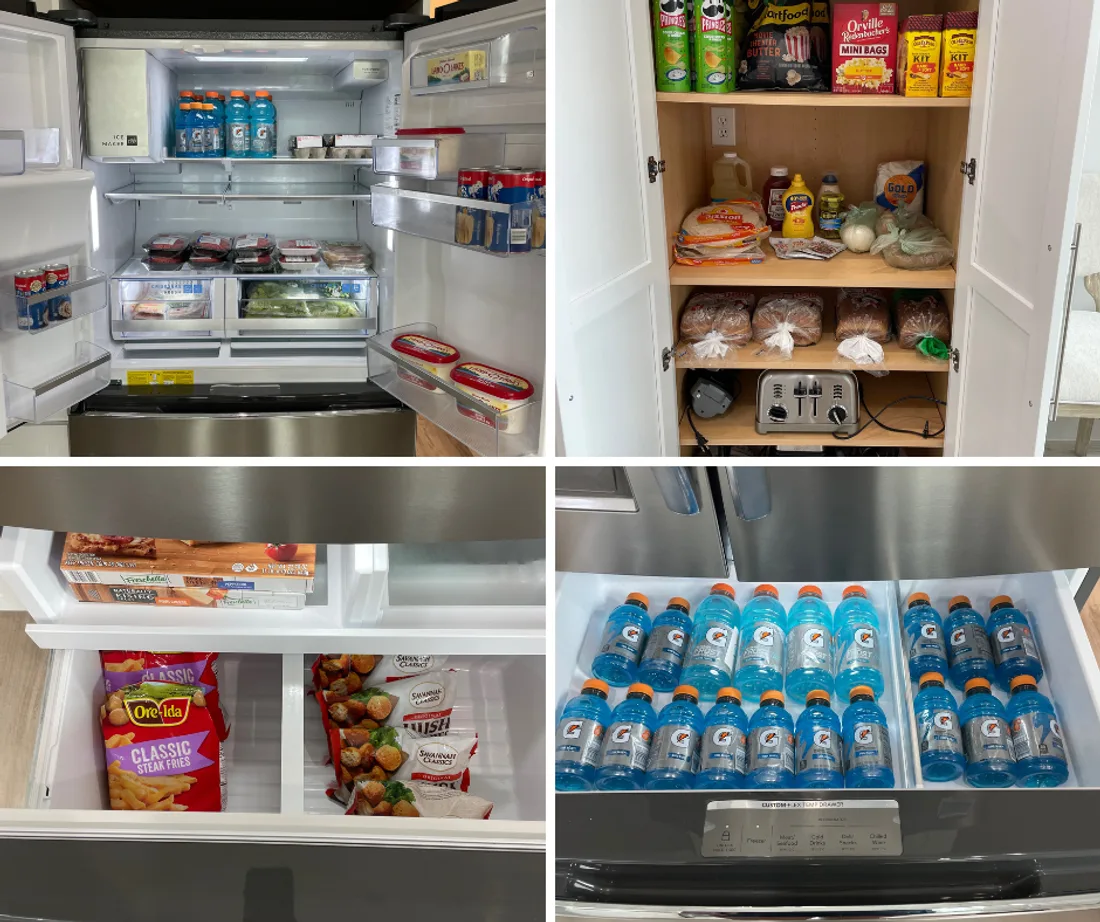 Groceries, put away
