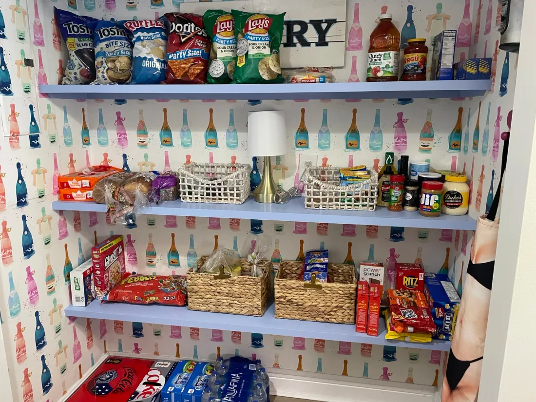 Pantry, organized