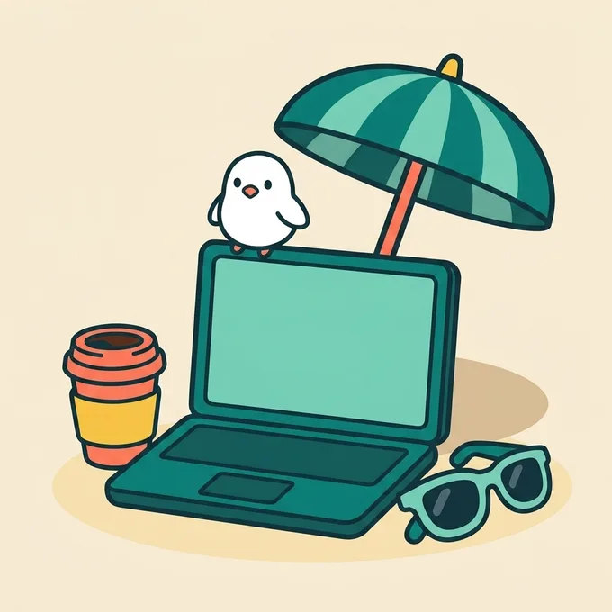 Work-from-the-beach